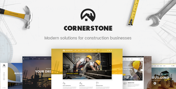 Cornerstone - Construction WordPress Theme Logo